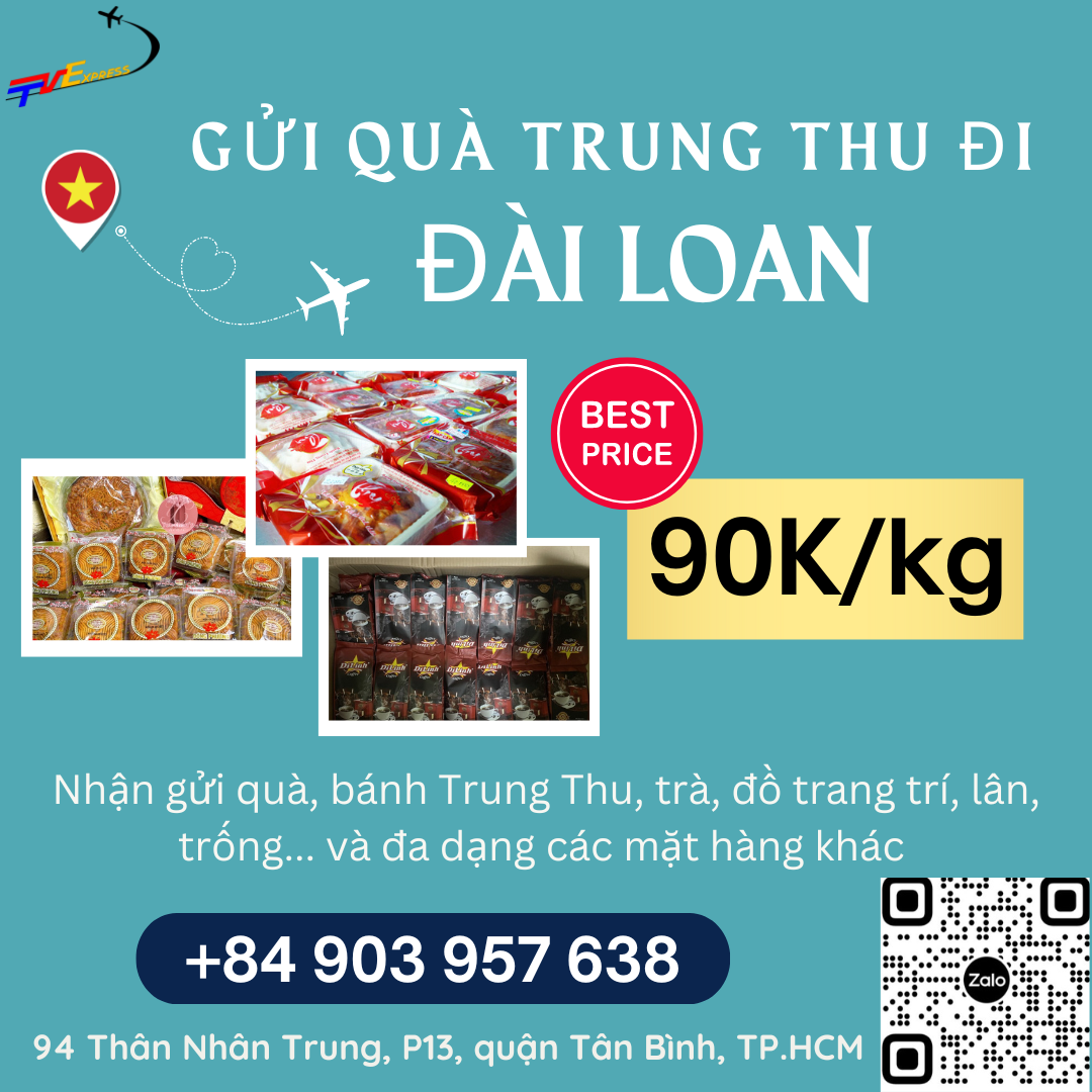 Gửi hàng đi Đài Loan - Tiến Việt Express
